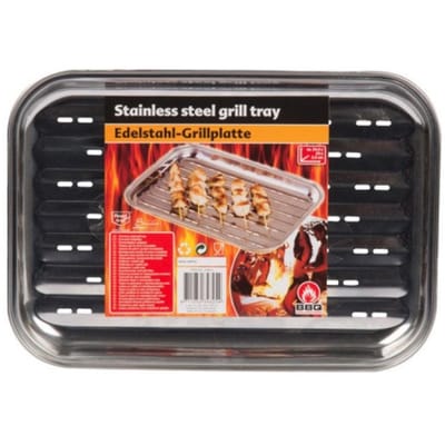 BBQ Grillplaat RVS 34,5 x 24 cm