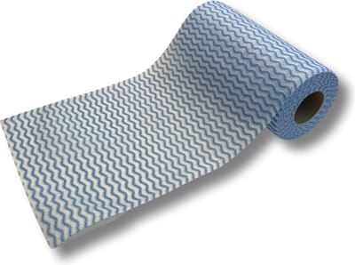 MAUS 4x50 stuks huishouddoekjes blauw op rol - 200 schoonmaakdoekjes