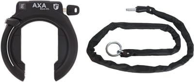 AXA Block XXL ART2 fietsslot set met 100cm Insteekketting - Zwart