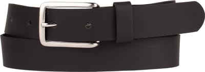 Petrol Industries Riem Heren - Broekriem - Verstelbaar - Leer - Zwart - 85 cm - S