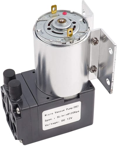 Solidchoice - Dailygoody - Mini Vacuum Pump - 12V 5L/min - Ondersteuning voor Auto en Motorhomes - Compact en Krachtig - Ideaal voor Luchtbedden - Gebruiksvriendeli.