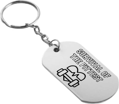 Akyol - fit sleutelhanger - Fitness - familie vrienden - cadeau - 54 x 29mm