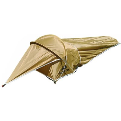 Ultralichte Eenpersoons Bivy Tent Waterdicht 1 Persoons Tent voor Kamperen Wandelen Backpacken bruin