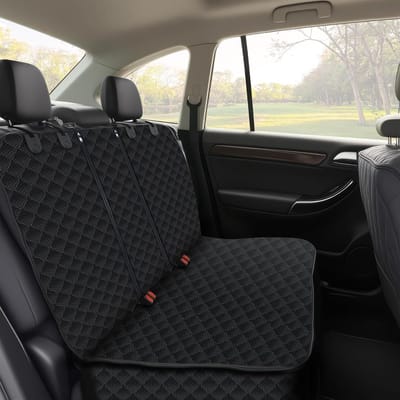 Hondendeken voor Auto - Autostoelhoes Honden - Reizen met Huisdier - Krasbestendig Waterdicht - Specifiek Model - Zwart