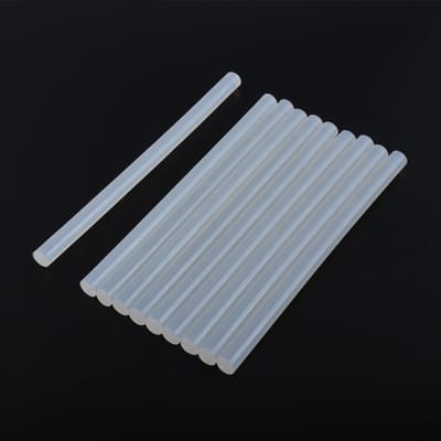 10Pcs clear 7mm   11mm Hot Melt Glue Sticks For Electric Glue Gun DIY Stick 20cm length(11mm)