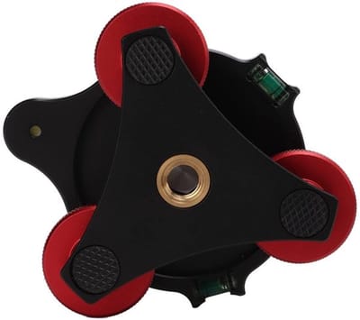 Allecto - Camera Statief Balhoofd - Aluminium Leveling Base - Sterk