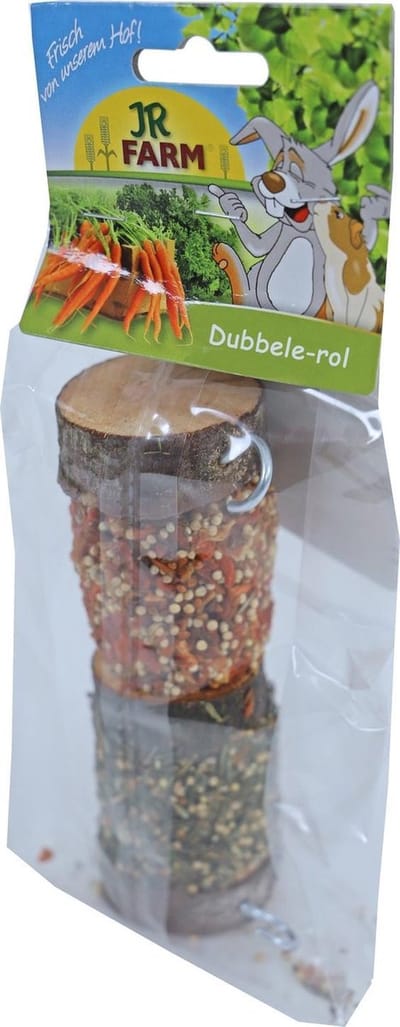 Jr Farm Dubbele Rol - Ruwvoer - 12x5x20 cm 160 g