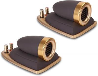 Hoge Frequentie Tweeter - Luidspreker Accessoire - Geluid Verbeteren - Pneumatisch Ontwerp - 50 KHz Bandbreedte - Zilver