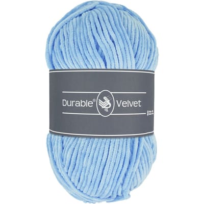Durable Velvet - 282 light blue - Chenille Garen