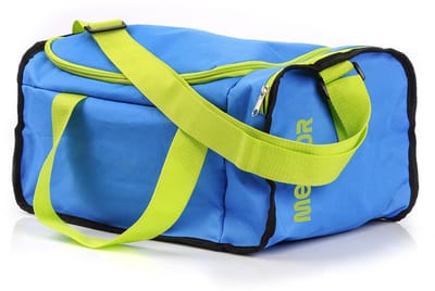 Meteor Nepr 20L - Fitness tas - Blauw/groen, duurzame stof, met zijvak en verstelbare schouderband