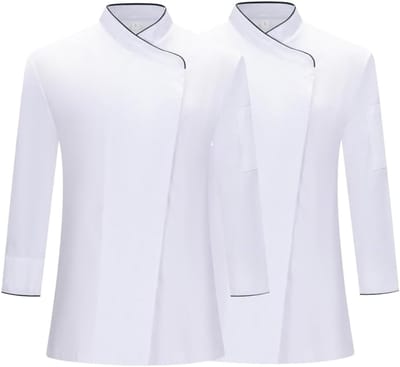 Kookjassen Dames - Professionele Kleding - Keuken Werk - Set van Twee