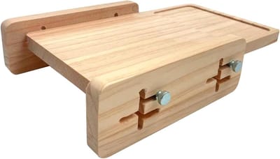 Broodsnijmachine Hout - Broodplank Snijhulp - Gelijkmatig Snijden - Verstelbare Geleider - 294 x 177 cm - Multicolor
