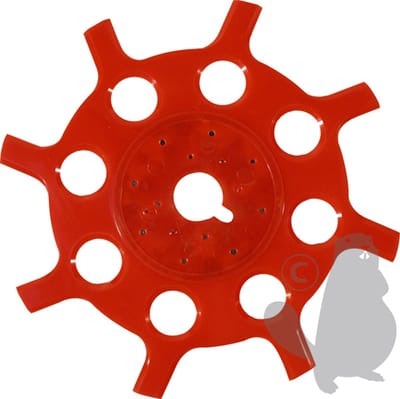 Kunststof bosmaaiermes 8 tanden - Snijlengte 230mm, boring: 25,4mm
