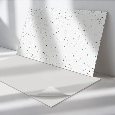 Wallfluent Vinyl Wandpaneel - Abstract patroon met vlekken Vinyl Wandbekleding - 100 cm x 50 cm - Groente PVC wandpaneel - 1 stuk - Rechthoekig Wandbekleding Vinyl - Texturen Wandpaneel - Zelfklevend Muurpaneel - Wandpaneel Keuken en Badkamer