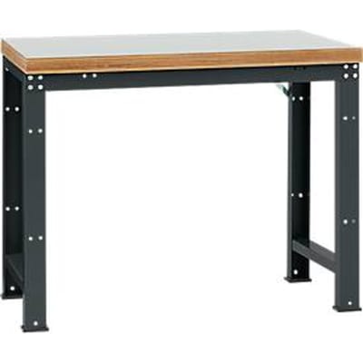 Manuflex werkbank Profi standaard, Tafelblad kunststof B 1250 x D 700, antraciet