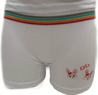 Embrator 2-stuks meisjes Boxershort met opdruk wit maat 92/98