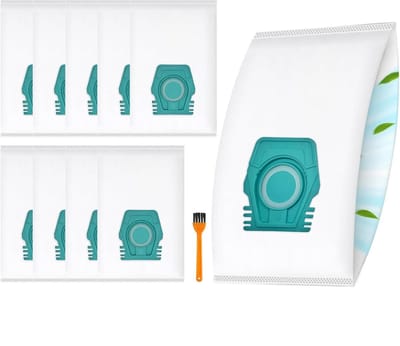 10 stofzuigerzakken geschikt voor Miele TU Guard S1 L1 /CO M1 stofzakken - stofzuigerzakken - met Borstel voor het reinigen