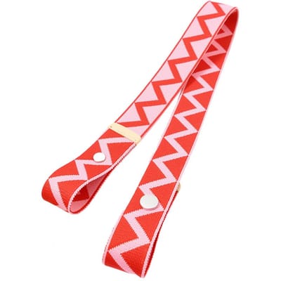 Schoudertasriem Geometrische print Contrastkleur Grote vasthoudendheid Grote draagkracht Handtasriem Crossbodytasaccessoires Other roze