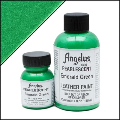 Angelus leerverf - Parelmoer effect : Smaragd Groen 118ml / 4oz