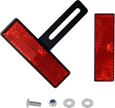 Achterlicht Motorfiets - Kentekenplaat Verlichting - Veilig Zichtbaar - E-Goedgekeurd TÜV - 94mm x 27.5mm - Rood
