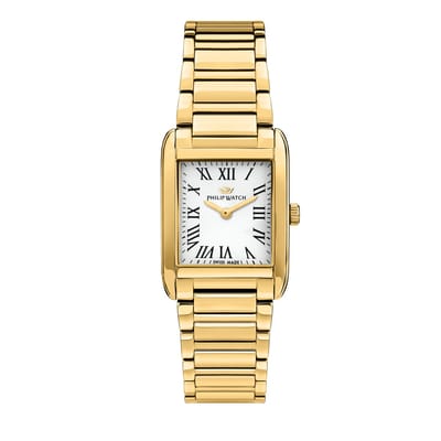 PHILIP WATCH- R8253820502 - MUSEUM - GOUD/WIT - 34/24.7 MM - SWISS MADE - DAMES - HORLOGE