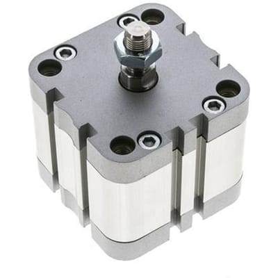ISO 21287 Compacte Dubbelwerkende Cilinder 63-20mm - Magnetisch - Mannelijke Stang