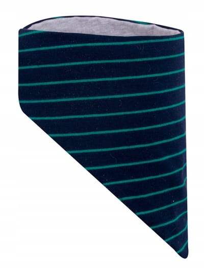 Merkloze katoenen bandana voor baby's en peuters, omkeerbaar