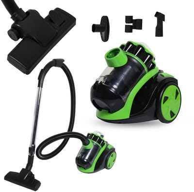 899W Stofzuiger Zonder Zak – Dierenharen & Tapijt – Sterke Zuigkracht – 3L – Met Accessoires – Groen