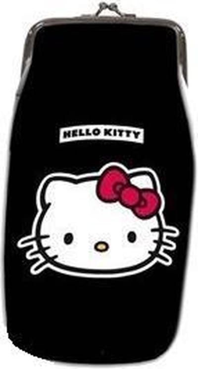 Hello Kitty knipportemonnee lang zwart