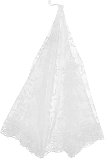 Voedselhoes Tent - Opvouwbare Beschermhoes - Buiten Eten Beschermen - Slim Paraplu Ontwerp - Universeel Formaat - Wit