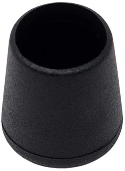 Stoelpootdoppen voor ronde stoelen - Zwart - Ø 15-16 mm - Beschermkappen en meubelglijders