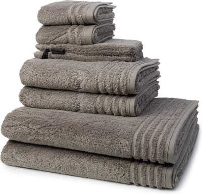 Vossen 2 X was- 2 X gast- 2 X douche- 2 X handdoek in een set Vienna Style Supersoft