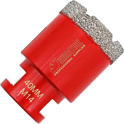 Diamant Tegelboor 40 mm - M14 Gatenzaag voor Tegels, Porselein, Keramiek, Marmer, Graniet