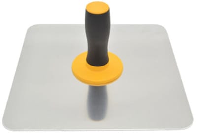Aluminium frame voor het ondersteunen van mortelplaten met pleisterhandvat.