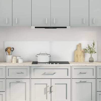 vidaXL - Keukenachterwand - 2 - st - Doorzichtig - 90 - x - 40 - cm - gehard - glas