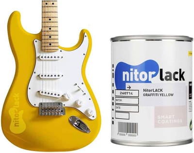 NitroLACK Gele Nitrocellulose Lak voor Gitaren
