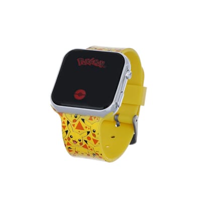 Disney 5-DIS036 Pikachu - Kinderhorloge - Led Horloge - Pokémon - Geel