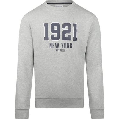 McGregor Graphic Hoody  Medium Grey Melange Size: S | Sweaters Outlet | Heren | Grijs