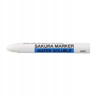 Sakura Water Soluble Marker - Wit, Tijdelijk Teken- en Markeerinstrument