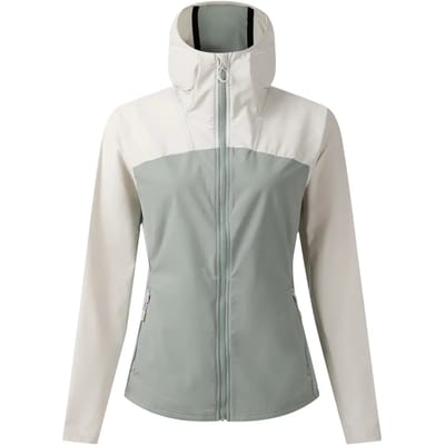 Dare2B Nomadic dames softshelljas met capuchon en panelen, waterafstotend en met panelen