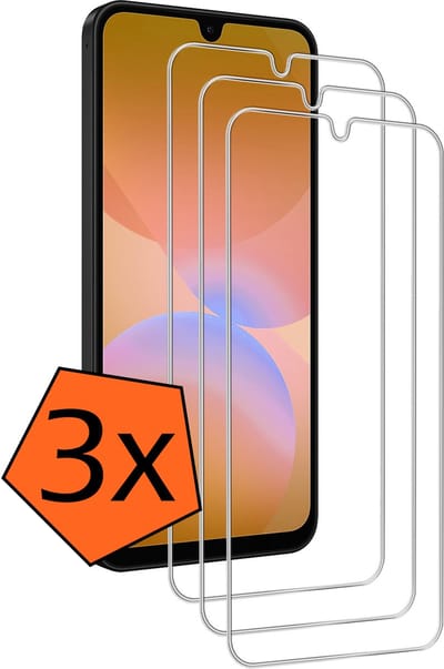 Screenprotector - 3 Stuks - Geschikt voor Samsung Galaxy A26 - Extra Sterk - Gehard Glas - Beschermglas - Tempered Glass - Screen Protector