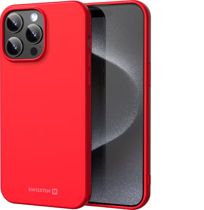 Swissten Hoesje Geschikt voor SM-S931B Galaxy S25 Soft Joy Case - 34500423 - Red
