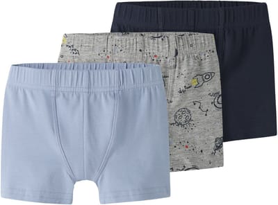 NAME IT - NMMTIGHTS 3P GREY SPACE NOOS - Jongens - Onderbroeken