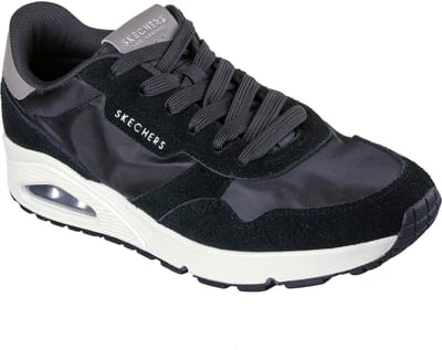 Skechers Heren Street UNO Vintage Dayz Sneakers 183053 Zwart