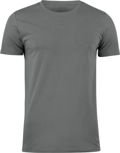 Cutter & Buck Manzanita Roundneck Heren 353408 - Grijs - S