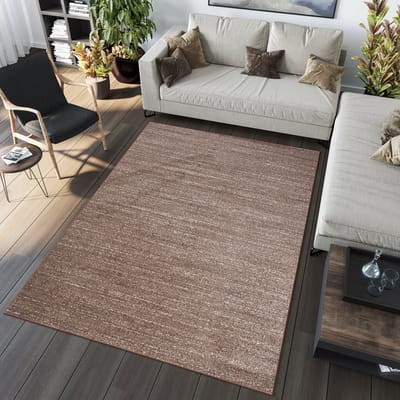 Tapiso Sari Vloerkleed Laagpolig Bruin Tapijt Karpet Maat- 80x150