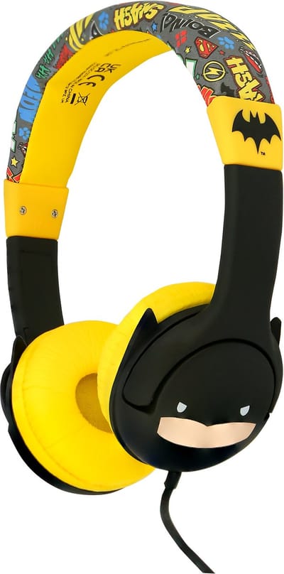 Batman - kinderkoptelefoon met volumebegrenzing - verstelbaar - comfortabel