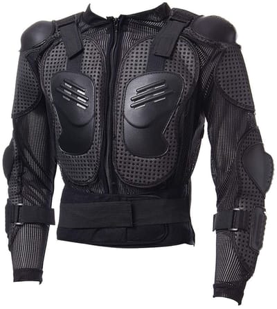 Motorpantser wervelkolomschouder - borstbescherming - verstelbare riem - ademend nylon - veilige aanpassing - motorfietsprojecten - meerdere maten - XL