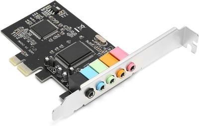Interne 6-kanaals geluidskaart voor gaming, compatibel met DirectSound 3D en EAX, ideaal voor Windows 7, Vista en XP 32/64-bit