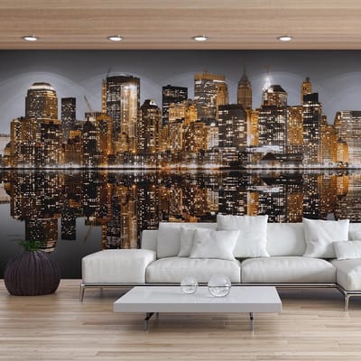 Fotobehang – Behangpapier - Fotobehang XXL - American gold 550x270 - Artgeist